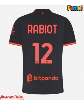AC Milan Adrien Rabiot #12 Tricou Fotbal Replică 2026-27 Femei Treilea